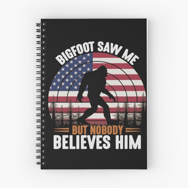Item preview, Bigfoot Saw Me But Nobody Believes Him Patriotic American Flag designed and sold by trendnest_shop.