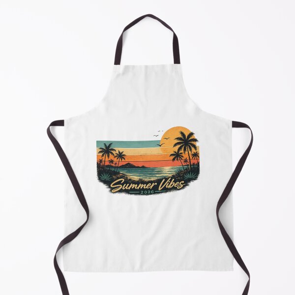 Item preview, Summer Vibes 2026 Retro Tropical Sunset Beach Design designed and sold by afr-saad.