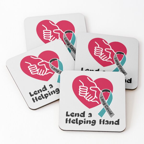 Item preview, LONG COVID - Lend a Helping Hand. designed and sold by MPC-Mince-Pies.