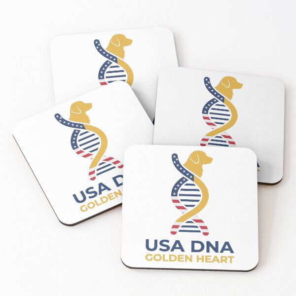 Item preview, Liberty Hound USA DNA American Flag Golden Retriever Patriotic Fourth of July Graphic designed and sold by Cozy-Old-Pub.