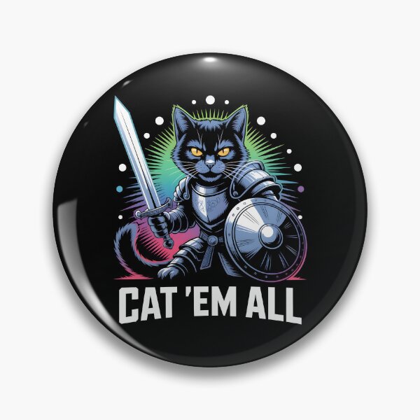 Item preview, Cat knight, cat'em all designed and sold by Boardgameo.