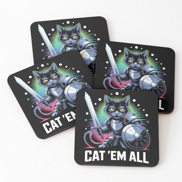 Item preview, Cat knight, cat'em all designed and sold by Boardgameo.