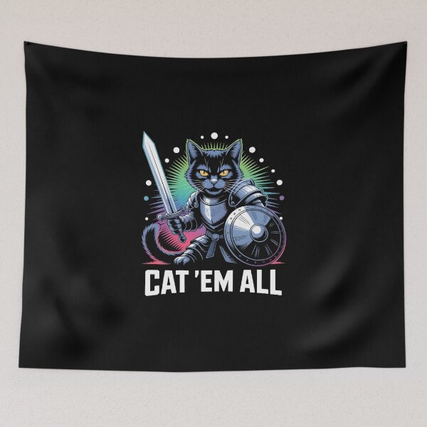 Item preview, Cat knight, cat'em all designed and sold by Boardgameo.