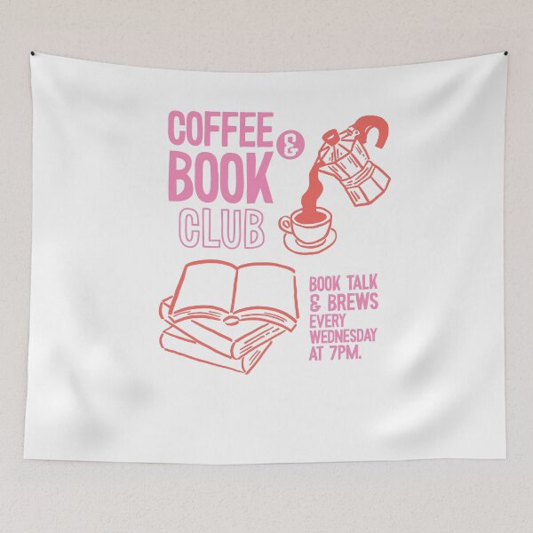 Item preview, Coffee & Book Club Book Talk & Brews Wednesday Schedule designed and sold by krystalRomanart.