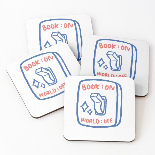 Item preview, Book On World Off Light Switch Retro Reading designed and sold by krystalRomanart.