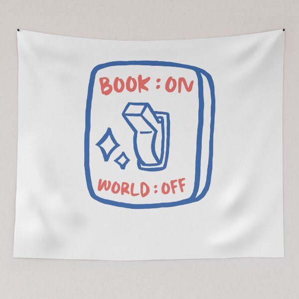 Item preview, Book On World Off Light Switch Retro Reading designed and sold by krystalRomanart.