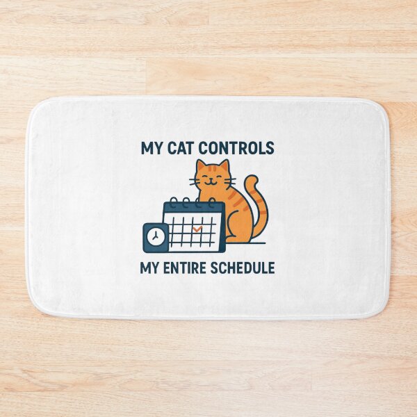 Item preview, Cat Owner Shirt – My Cat Controls My Entire Schedule designed and sold by PeterskyDesign.
