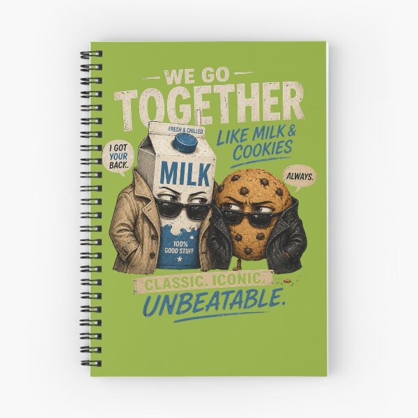 Item preview, We Go Together Like Milk and Cookies Funny Classic Duo designed and sold by Willyboy16.