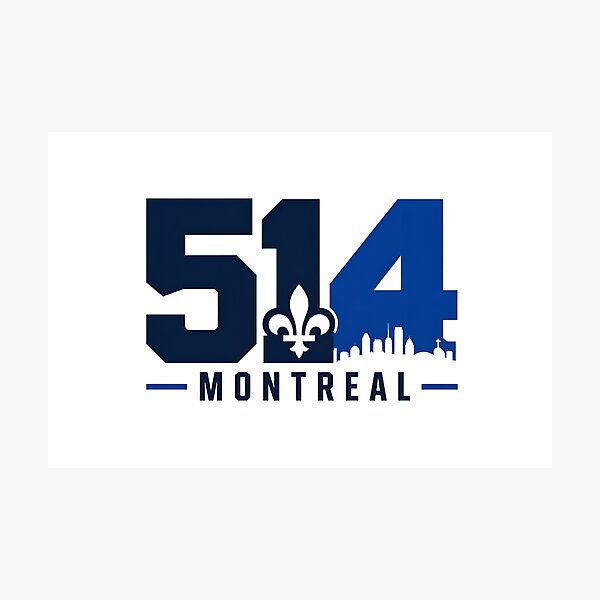 Item preview, 514 Montreal Skyline Area Code Pride designed and sold by Fenay Designs.