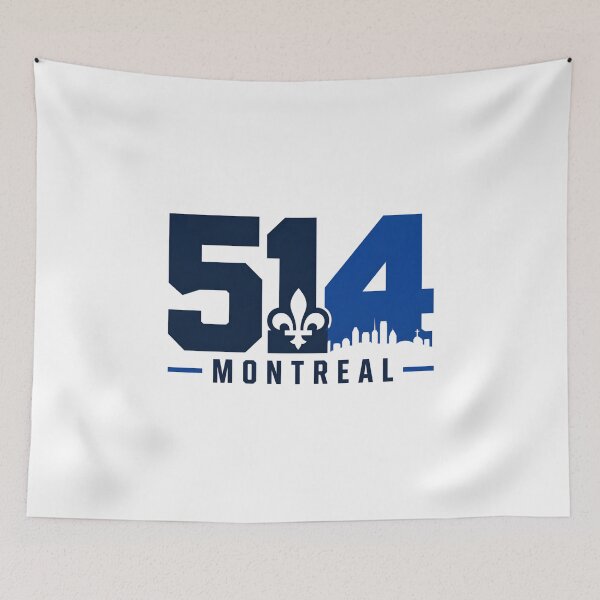 Item preview, 514 Montreal Skyline Area Code Pride designed and sold by Fenay Designs.