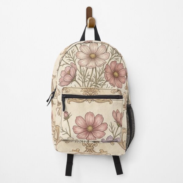 Item preview, Cosmos Flowers Vintage Damask Floral Aesthetic designed and sold by MAGICKEY2024.