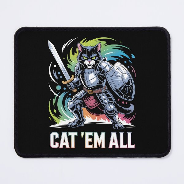 Item preview, Cat knight, cat'em all designed and sold by Boardgameo.