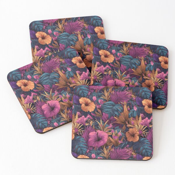 Item preview, Minimalistic Tropical Floral  - Flower Garden Pattern  - Retirement Gifts designed and sold by RoyalStarsPatts.