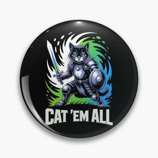Item preview, Cat knight, cat'em all designed and sold by Boardgameo.