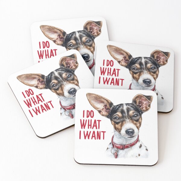 Item preview, I Do What I Want Dog Meme Fox Terrier Cute Sticker Shirt Gift designed and sold by olenapetol.