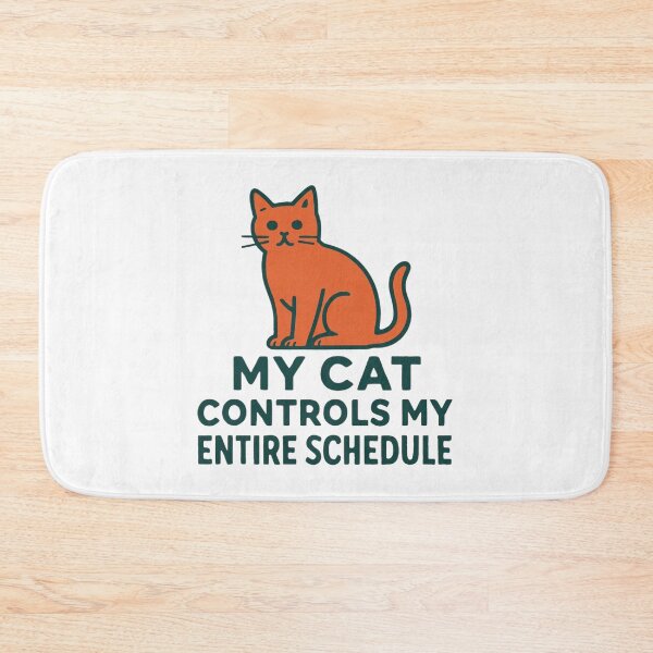 Item preview, Cat Owner Shirt – My Cat Controls My Entire Schedule designed and sold by PeterskyDesign.