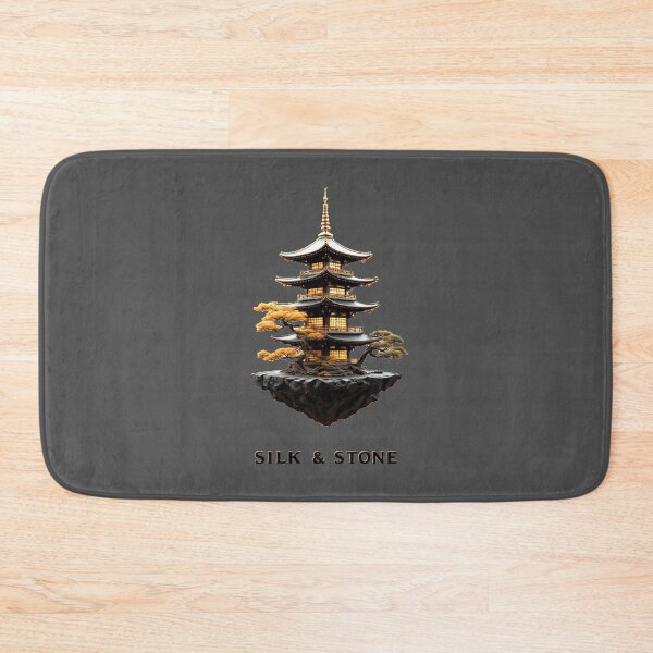 Item preview, Silk & Stone - Zen Sanctuary – Pagoda & Obsidian Bonsai High-End 3D_ Edition_01 designed and sold by Shift-Bloom.