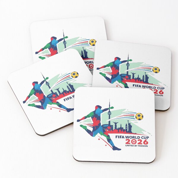 Item preview, FIFA World Cup 2026: United by Passion Soccer Silhouette Art designed and sold by MalisoStickers.