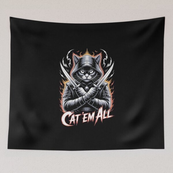 Item preview, Cat ninja, cat'em all designed and sold by Boardgameo.