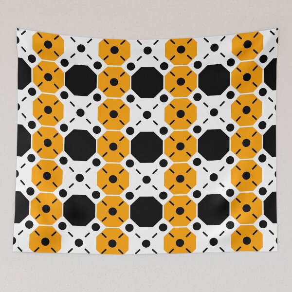Item preview, Orange peel, black & white geometric seamless pattern designed and sold by Mint + Midnight.