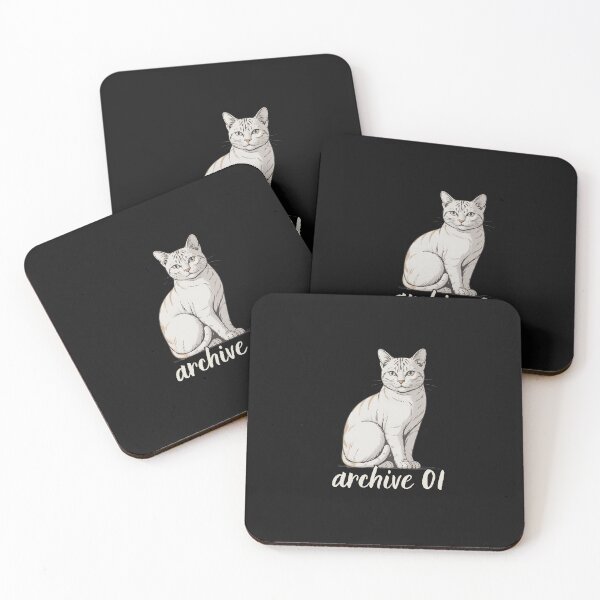 Aperçu de l'œuvre Archive 01 Design minimaliste pour chats créée et vendue par AdicretorDesign.