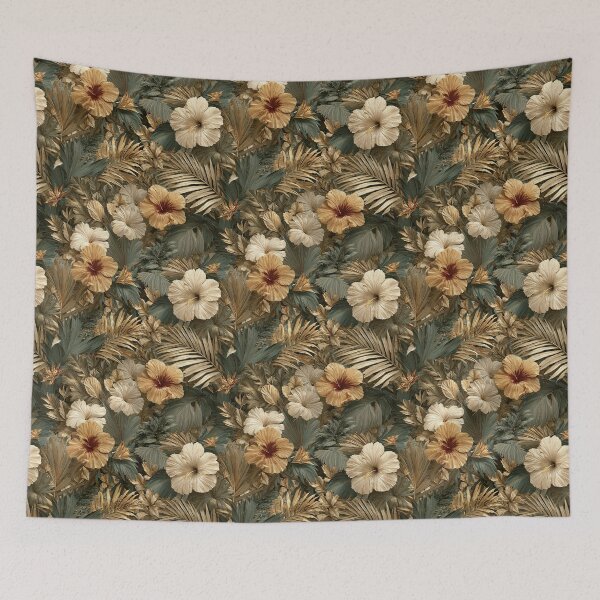 Item preview, Flourishing Tropical Flower Print  - Flower Garden Pattern  - Birthday Gift Ideas designed and sold by RoyalStarsPatts.