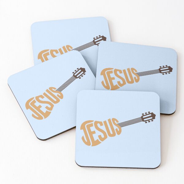 Item preview, Jesus Guitar Typography Art designed and sold by IslaryCreation.