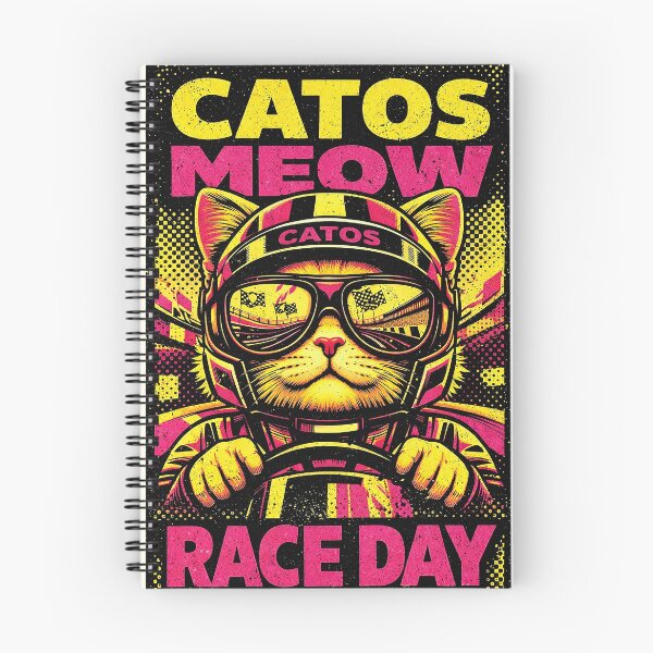 Item preview, Retro Race Day: Neon Speedster designed and sold by CataosMeow.