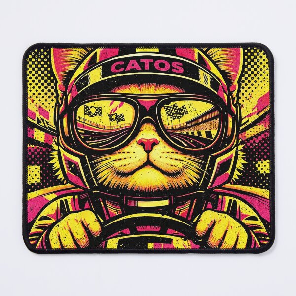 Item preview, Retro Race Day: Neon Speedster designed and sold by CataosMeow.