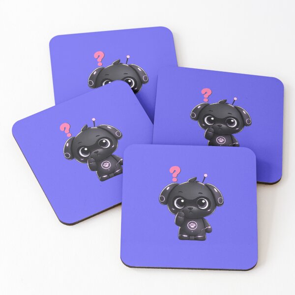 Item preview, NeoPup Thinking – Futuristic Cute Robot Dog designed and sold by Mosogoloso.