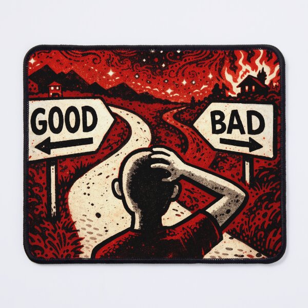 Item preview, Good or Bad Choice Drawing designed and sold by xeltravom.