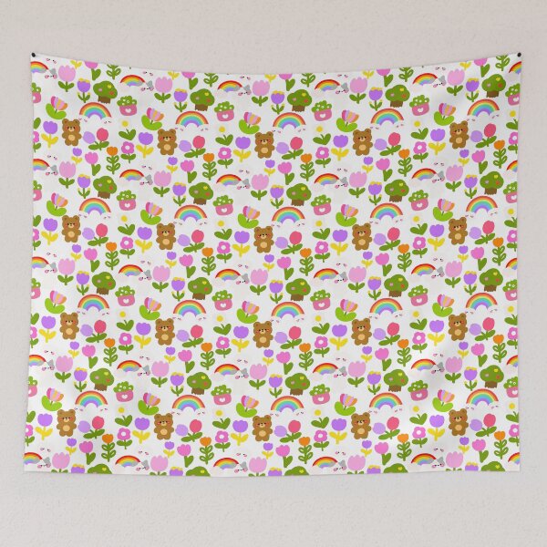 Item preview, Rainbow Garden Critters Seamless  designed and sold by KJackArtwork.