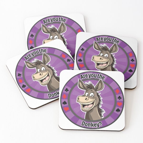 Item preview, Are you the Donkey? Poker Chip - Purple designed and sold by SquishyKitkat.