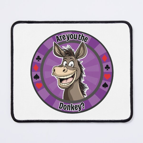 Item preview, Are you the Donkey? Poker Chip - Purple designed and sold by SquishyKitkat.