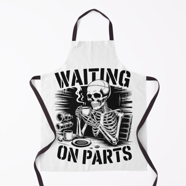 Item preview, Waiting On Parts — Skeleton Mechanic Coffee Shirt V1 designed and sold by DarylWelsh2024.