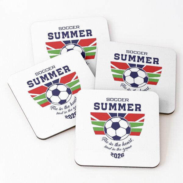 Item preview, Soccer Summer 2026: Football Soul & Fire in the Heart designed and sold by MalisoStickers.