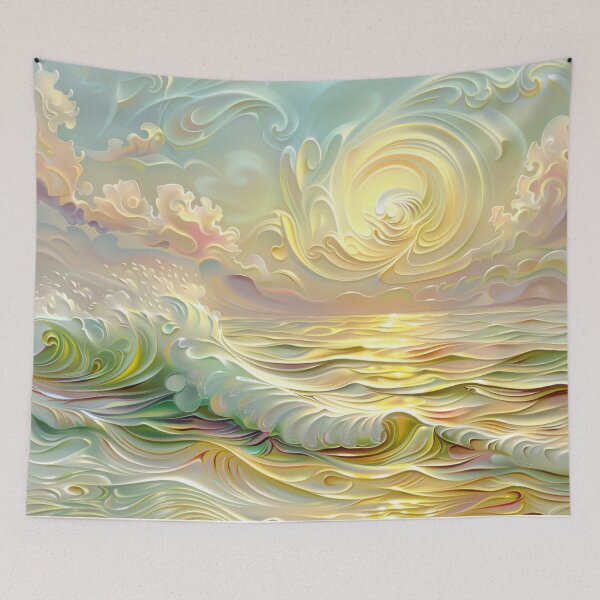 Item preview,  Pastel Coastal Scenery at Sunset designed and sold by MargaretWiktor.