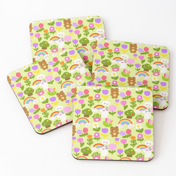Item preview, Rainbow Garden Critters Seamless  designed and sold by KJackArtwork.
