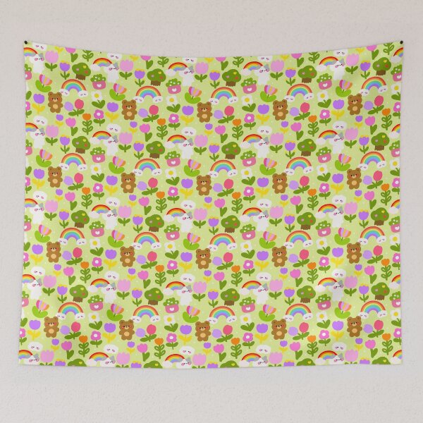 Item preview, Rainbow Garden Critters Seamless  designed and sold by KJackArtwork.