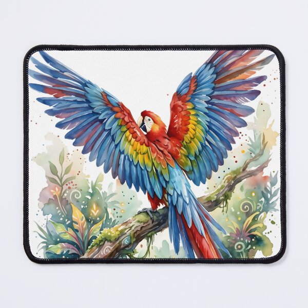Item preview, Exotic Parrot Scarlet Macaw Ara Macao designed and sold by RubisLeaf.
