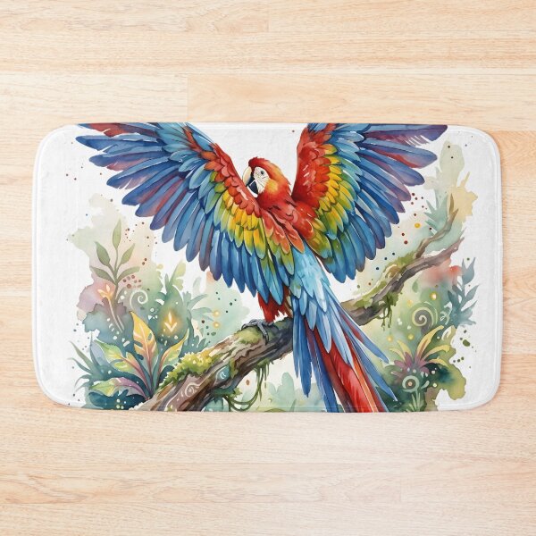 Item preview, Exotic Parrot Scarlet Macaw Ara Macao designed and sold by RubisLeaf.