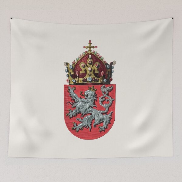 Item preview, Coat of Arms Kingdom of Bohemia — Double-Tailed Lion Habsburg Crown Land designed and sold by BestVarieties.