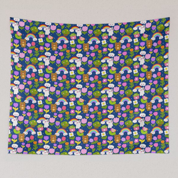 Item preview, Rainbow Garden Critters Seamless  designed and sold by KJackArtwork.