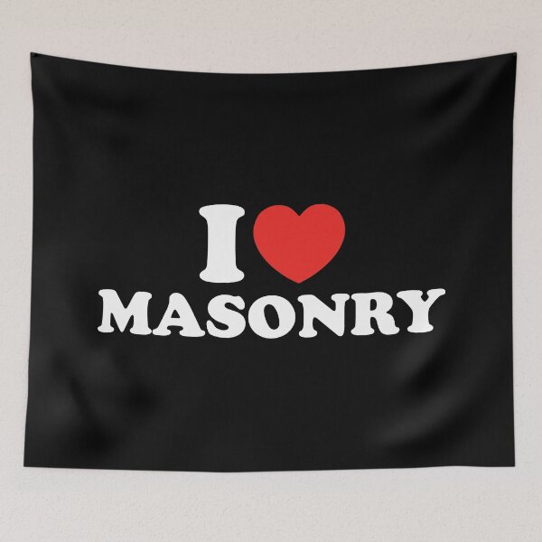 Item preview, I Love Masonry designed and sold by shitpostee.