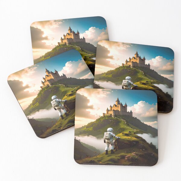 Item preview, Astronaut finds castle on another planet designed and sold by Creative Visualize.