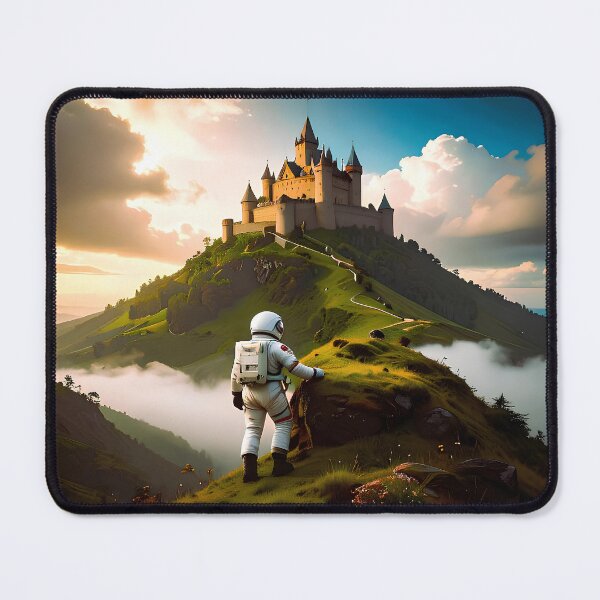 Item preview, Astronaut finds castle on another planet designed and sold by Creative Visualize.