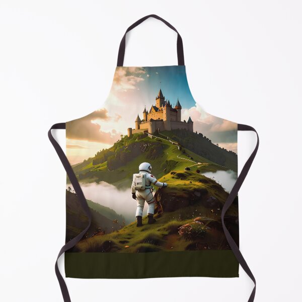 Item preview, Astronaut finds castle on another planet designed and sold by Creative Visualize.