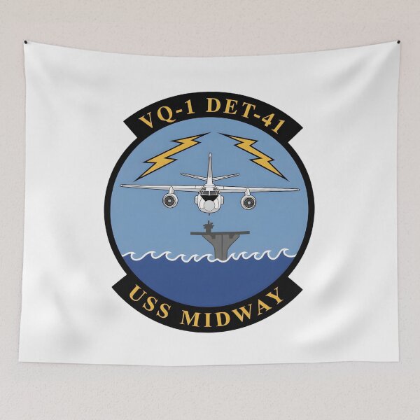 Item preview, VQ-1 Detachment 41: USS Midway Carrier Operations Patch designed and sold by CharlieDesings.