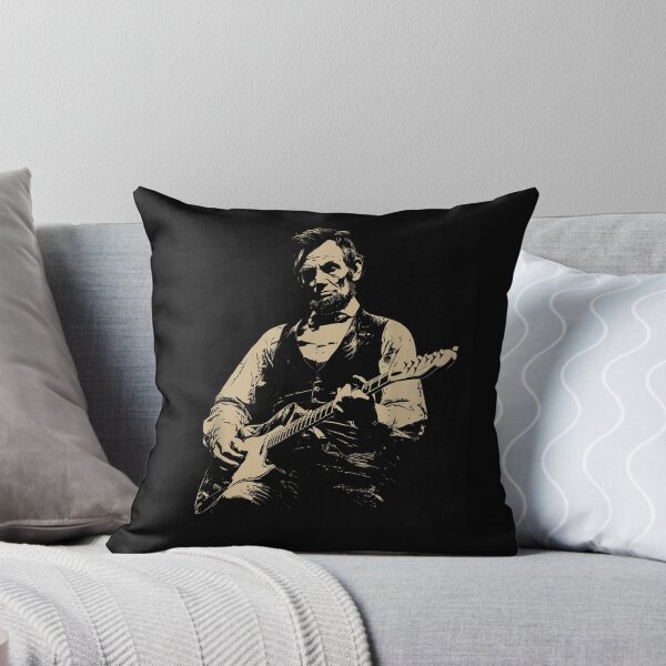 Artikelvorschau, Abraham Lincoln, der Rockstar | Lustiger historischer E-Gitarrist entworfen und verkauft von Alluka Brand.
