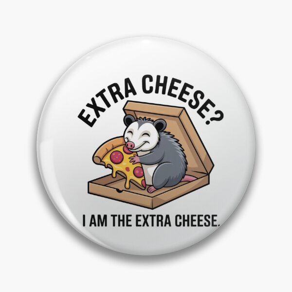 Item preview, Funny Extra Cheese Possum Pizza Lover Meme Sticker designed and sold by Mr-wow.